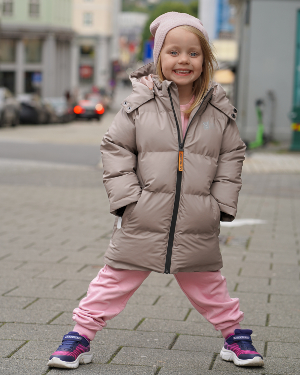 Bobleregnjakke Sludd Barn - Månefjell - Image 3