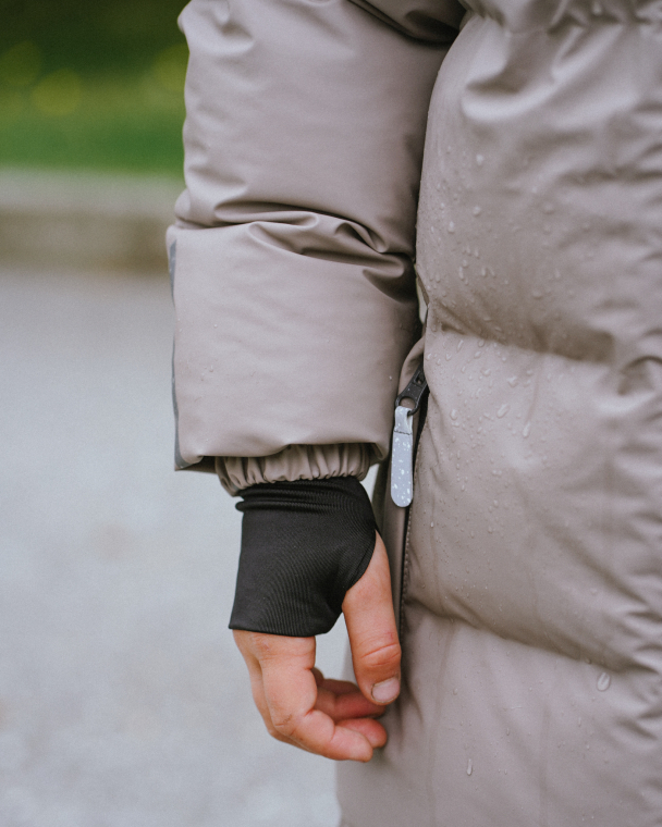 Bobleregnjakke Sludd Barn - Månefjell - Image 4