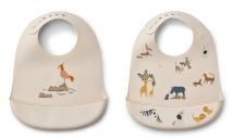 Liewood | Tilda Smekke Silikon 2-pk - All Together/Sandy