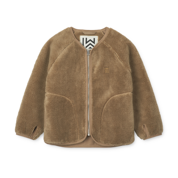 Calina Pile Jacket - Oat - Image 1