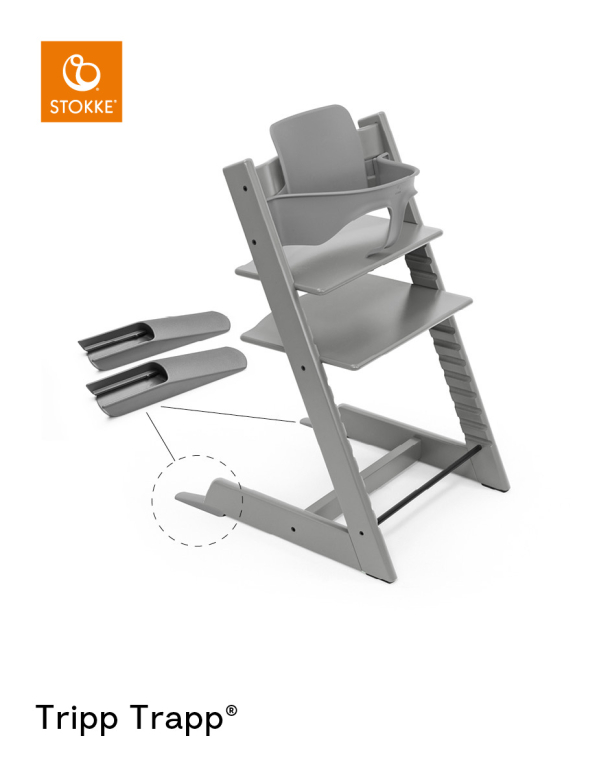 Stokke® | Tripp Trapp® BabySet² - Storm Grey - Image 2