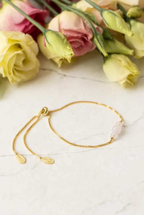 Serenity Bracelet - Rose Quarts 