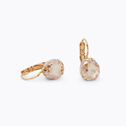 Carlotta Clasp Earrings Gold- Golden Shadow