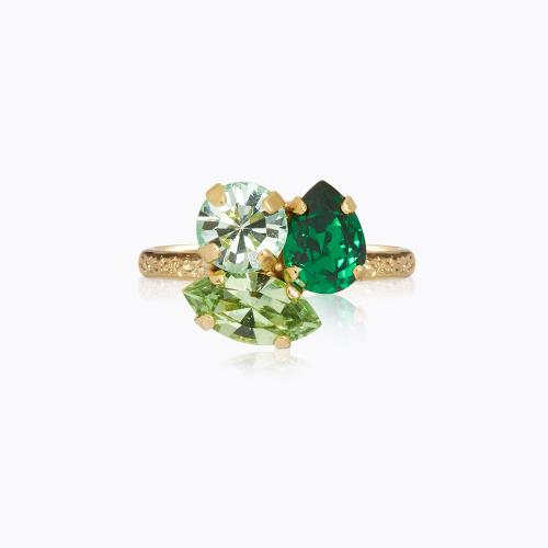 Ana Ring Gold - Majestic Green Combo