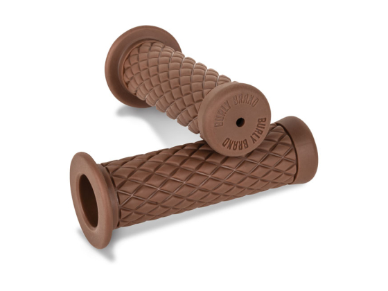 Burly, Diamondback handlebar grip set 1". Brown