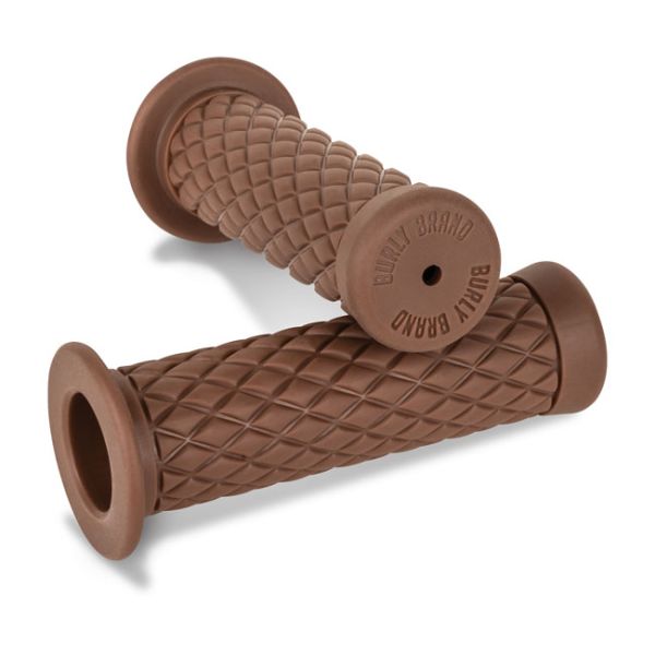 Burly, Diamondback handlebar grip set 1". Brown