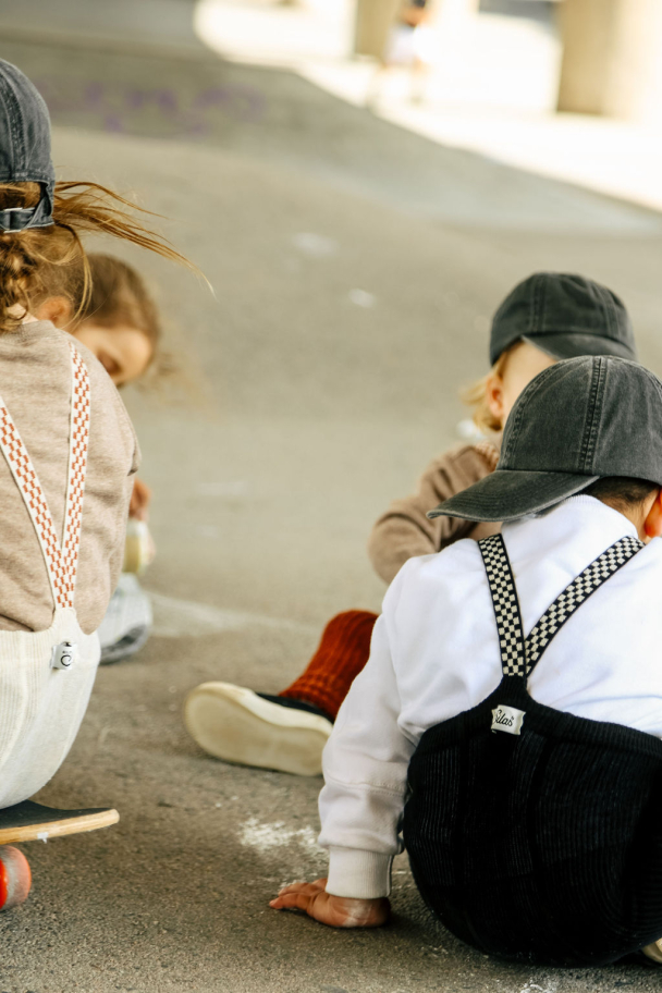 Footless Tights - Classic Black Checked - Image 4