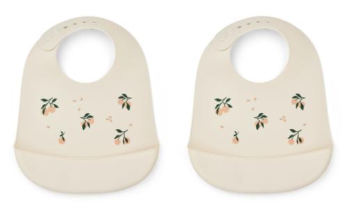 Liewood | Tilda Smekke Silikon 2-pk - Peach/Sea Shell Mix