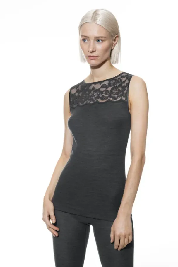 Wool Love, Tanktop, Svart - Image 4