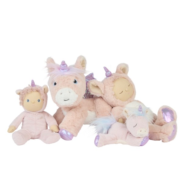 Olli Ella | Binky Unicorn Baby - Sparkle Pink - Image 6
