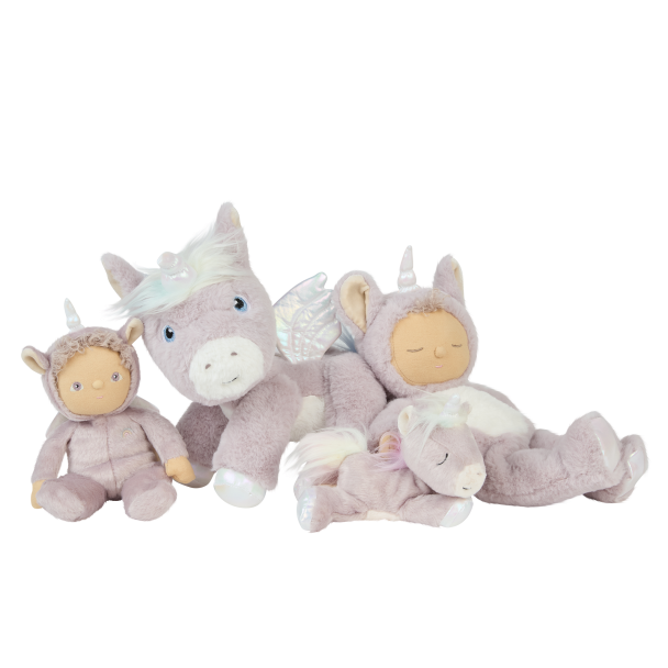 Olli Ella | Binky Unicorn Baby - Glitter Lilac - Image 7
