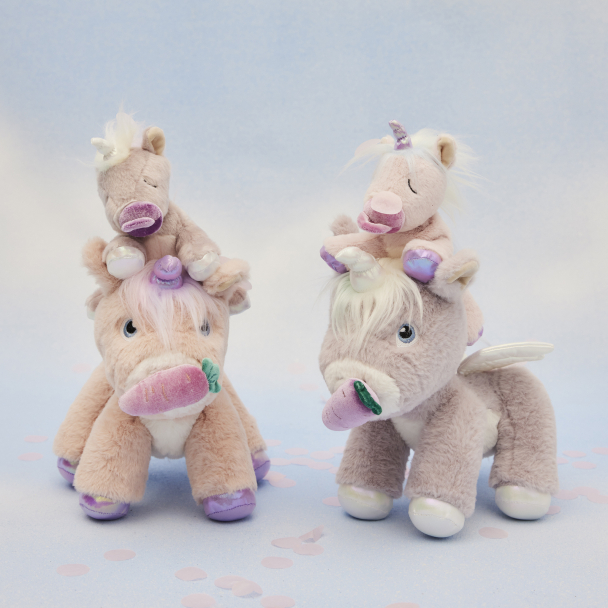 Olli Ella | Binky Unicorn Baby - Glitter Lilac - Image 9