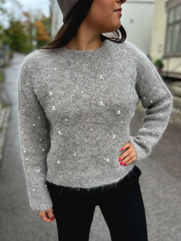 Gabella Pearl Knit - Steel Grey - Image 1