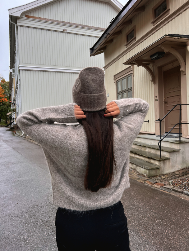 Gabella Pearl Knit - Steel Grey - Image 4