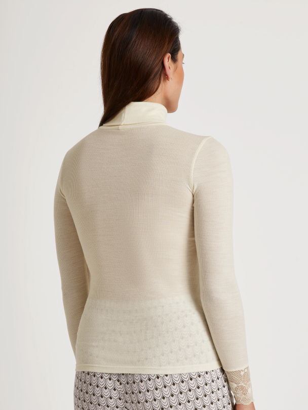 Silky wool glam, høy hals - Image 3