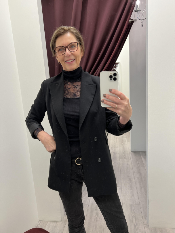 Silky wool glam, høy hals - Image 2