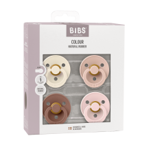 BIBS | Colour 4-pk - Ivory/Blush/Woodchuck/Blossom