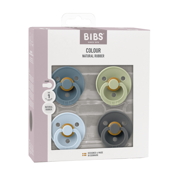 Colour 4-pk - Petrol/Sage/Baby Blue/Iron