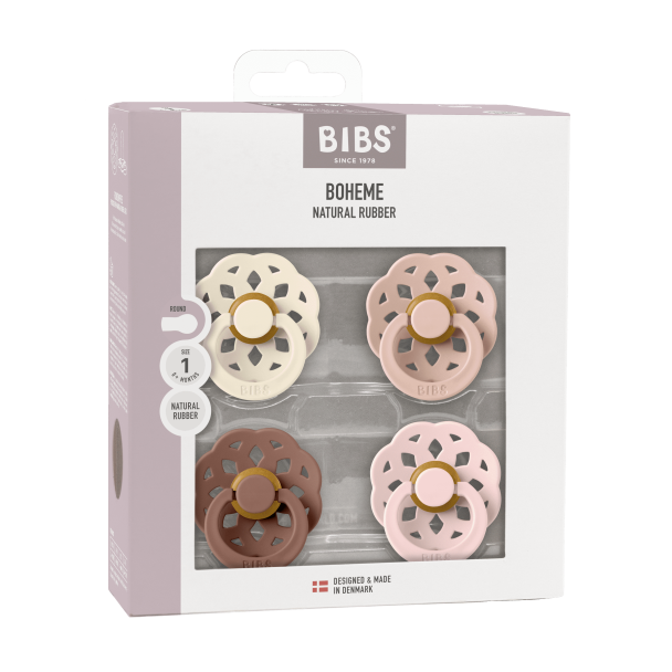 Boheme 4-pk - Ivory/Blush/Woodchuck/Blossom