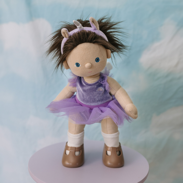Olli Ella | Dinkum Unicorn Outfit - Lilac - Image 2