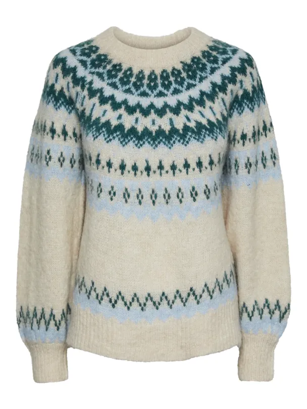 Y.A.S Latte Knit Pullover  - Image 1