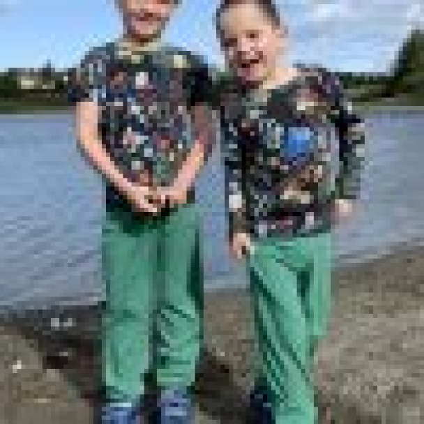 Basic bukse & trøye, barn Str 50- 158 - Image 2