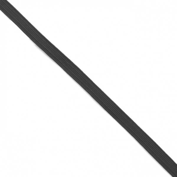 Elastikk - 5mm sort