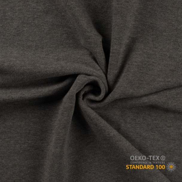 Jersey melert mid  gråmelert