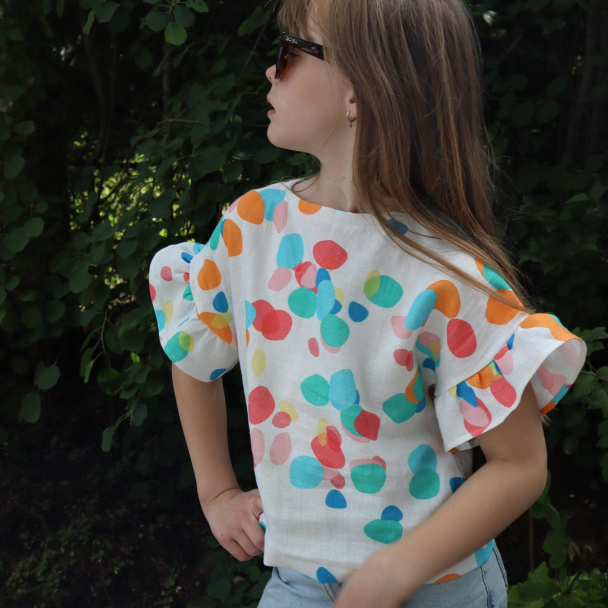 Hvaler- kjole og bluse- barn str 86-170 - Image 2