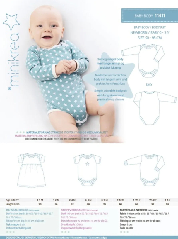Minikrea 11411- Baby body str 50- 98 - Image 3