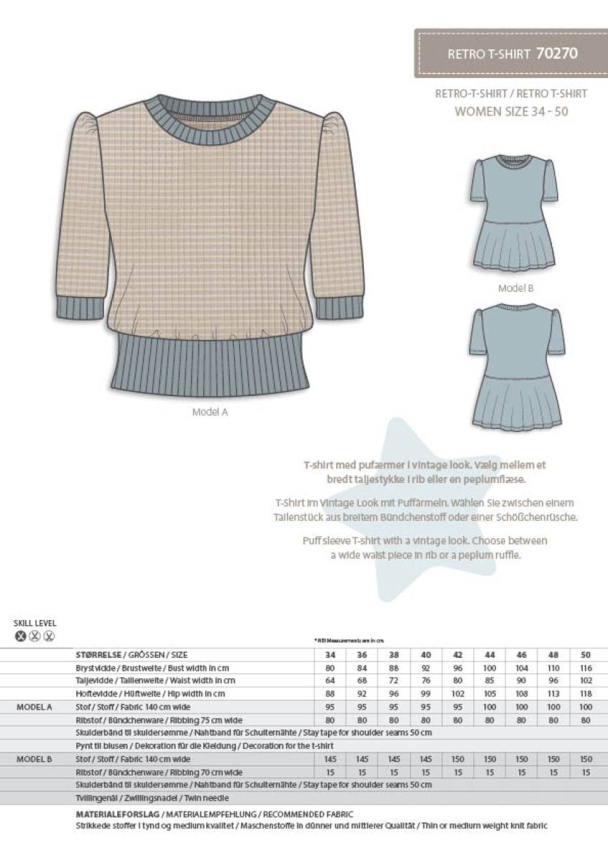 Minikrea70270. T- skjorte Vintage. str 34-50 - Image 2