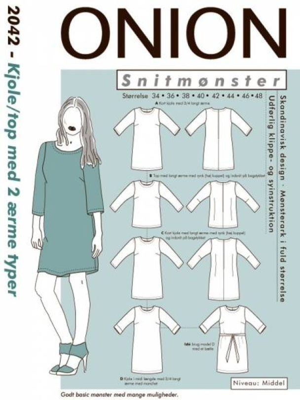 Onion 2046 Kjole i paneler - Image 1