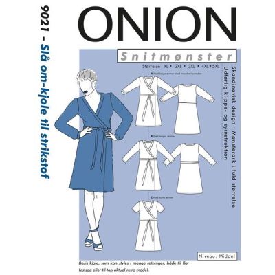 Onion 9021 Omslagskjole XL- 5XL