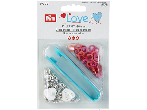 Prym Love Jersey Ø 8 trykknapper - Image 3
