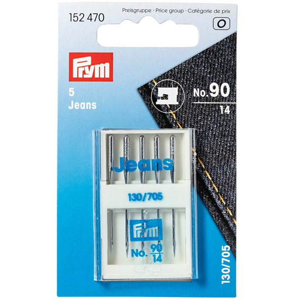 Prym Symaskinnåler 5stk – Jeans 130/705 – 90