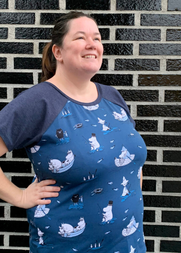 Raglan med & uten puff str xs- 4xl - Image 3