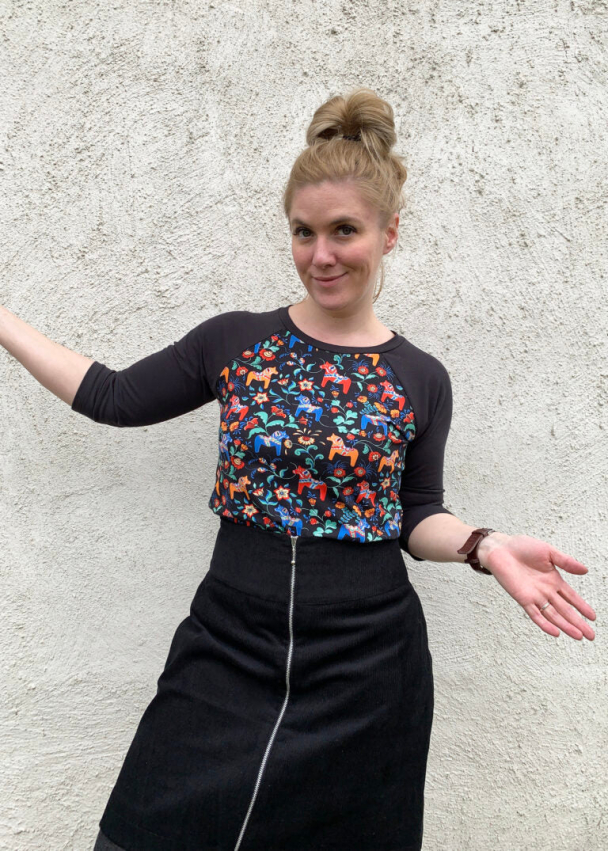 Raglan med & uten puff str xs- 4xl - Image 4