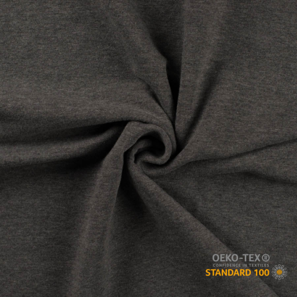 Ribb Mørk gråmelert