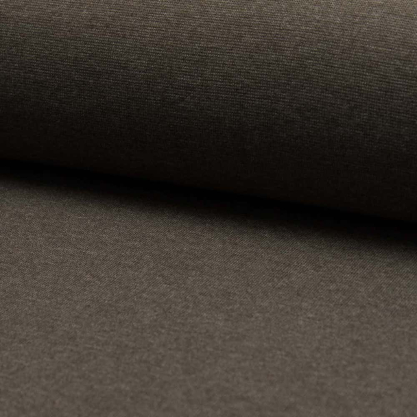 Ribb- Mørk brun melange