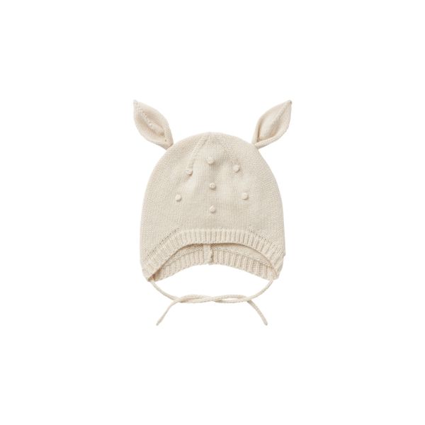 Gene Deer Knit Hat, Turtledove Melange - Lil' Atelier