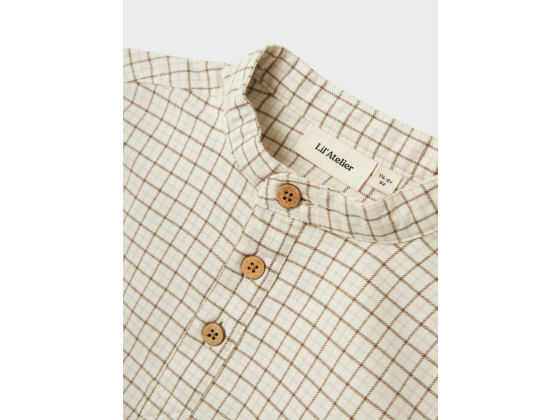 Damieno Loose Shirt, Turtledove - Lil' Atelier