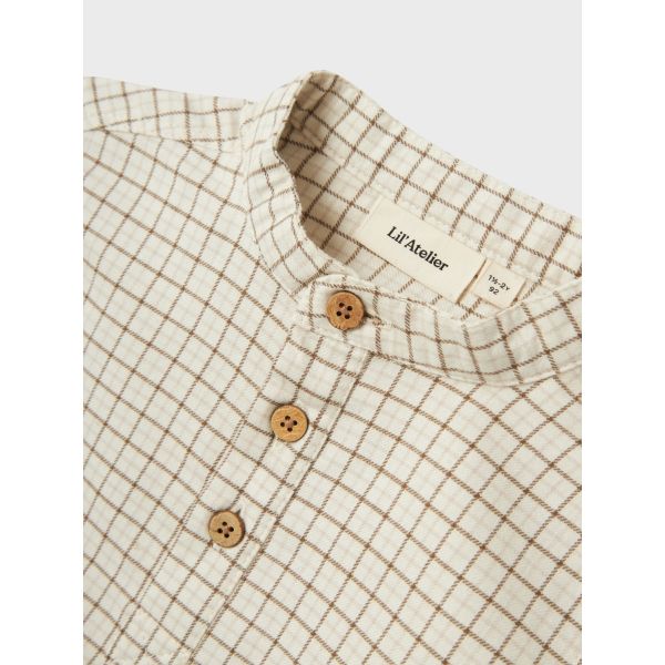 Damieno Loose Shirt, Turtledove - Lil' Atelier