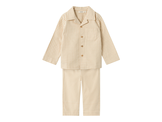 Sage Pyjamas Set, Turtledove - Lil' Atelier