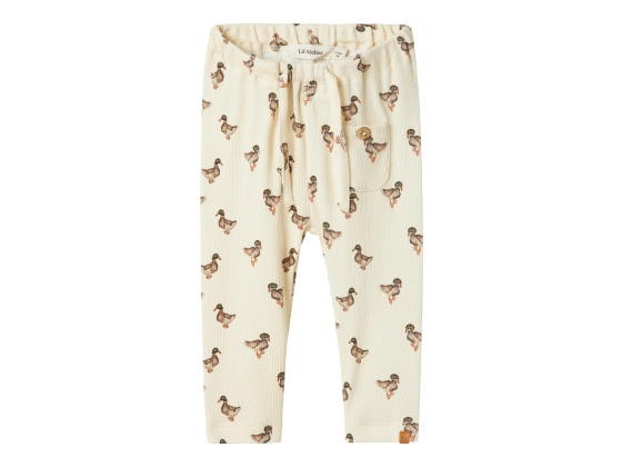 Gavo Elf Loose Pant, Turtledove Duck - Lil' Atelier