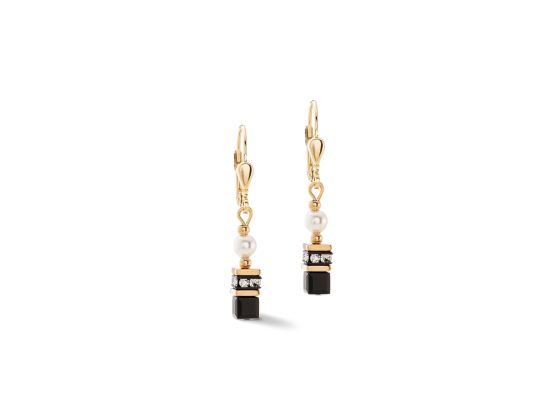 Earrings Sparkling Princess Gold & Black