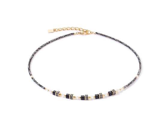 Necklace Sparkling Princess Gold & Black