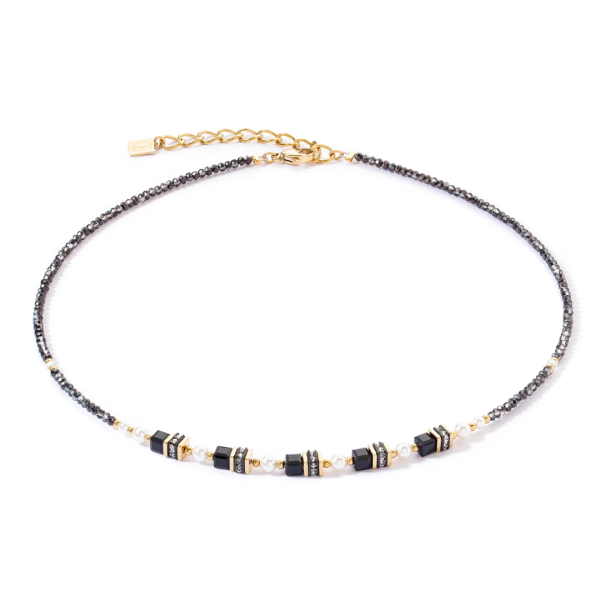 Necklace Sparkling Princess Gold & Black