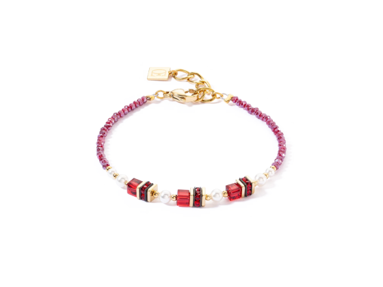 Bracelet Sparkling Princess Gold & Red