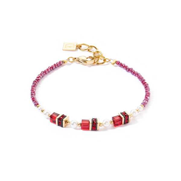 Bracelet Sparkling Princess Gold & Red