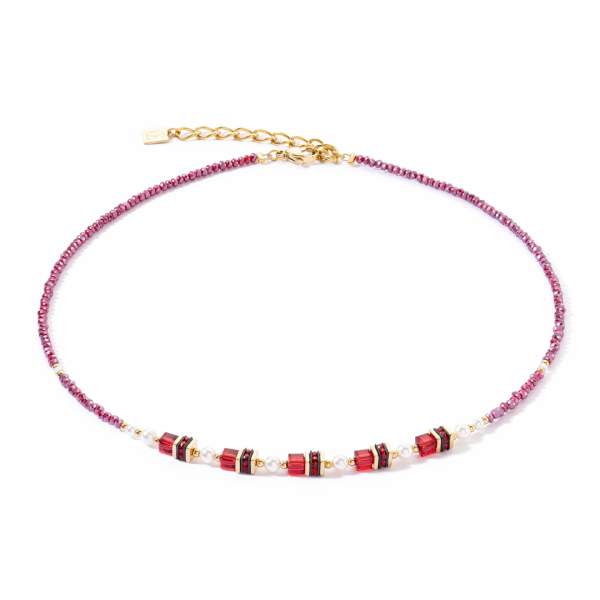 Necklace Sparkling Princess Gold & Red